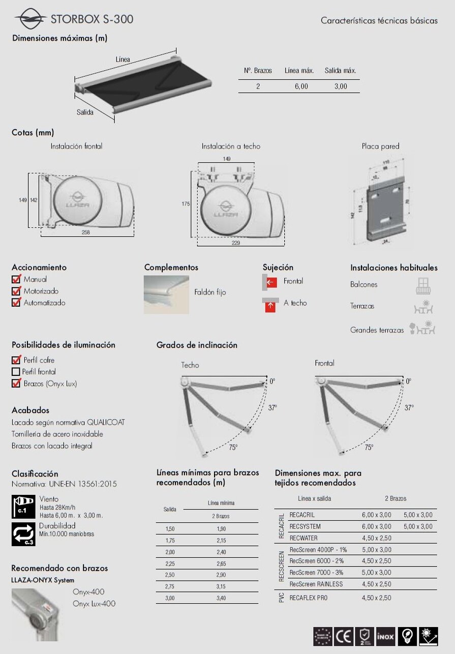 Caracteristicas cofre STORBOX-S300 - Sevilla Caracteristicas cofre STORBOX-S300 - Sevilla