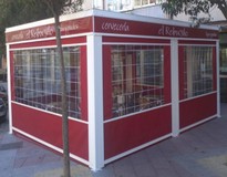 Presupuesto cerramientos toldos para bares Sevilla
