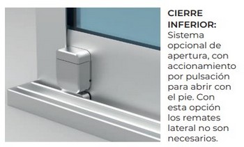 Cierre inferior Correderas de cristal Sevilla Cierre inferior Correderas de cristal Sevilla