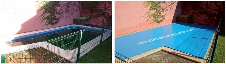 Cobertor de invierno para piscinas en Sevilla