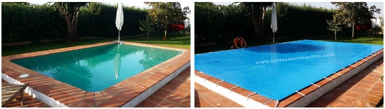 Cobertor de invierno piscina en Sevilla