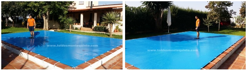 Cobertor de proteccion para piscina