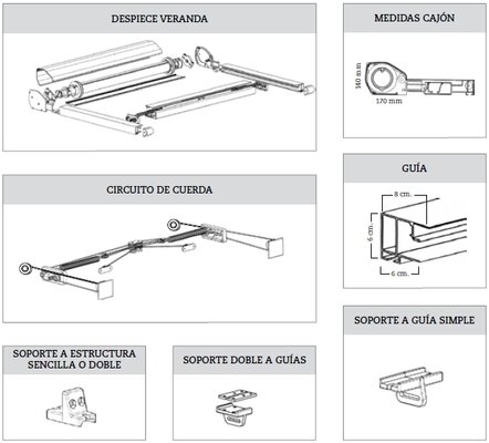 Toldo veranda Sevilla Caracteristicas toldo veranda Sevilla
