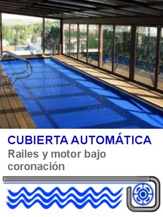 Presupuesto cubierta automática rail bajo para piscina Sevilla