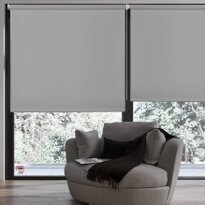 Estor opaco blackout color gris oscuro Sevilla