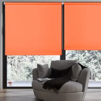 Estor opaco blackout color naranja Sevilla