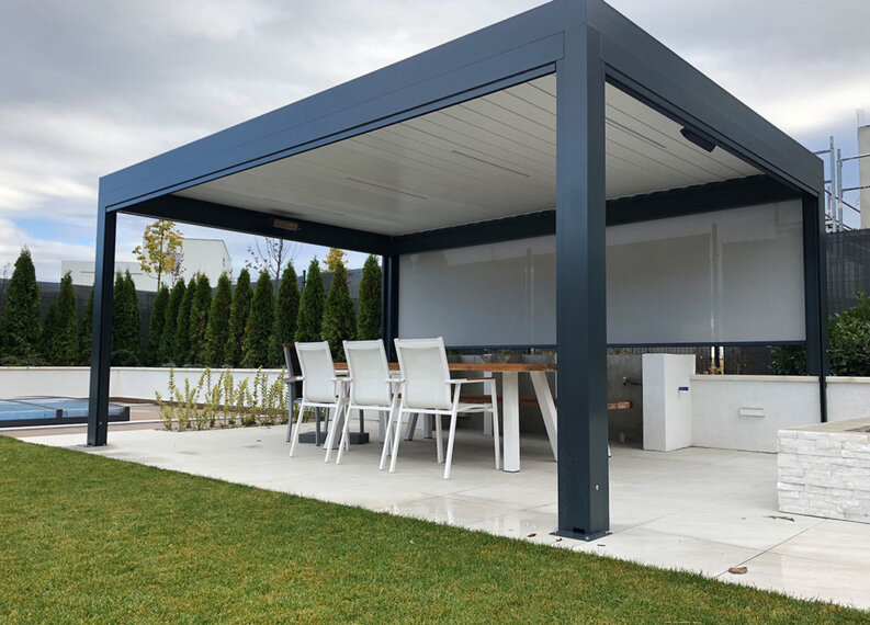 Instalar Pérgola bioclimática para jardines Instalar Pérgola bioclimática para jardines