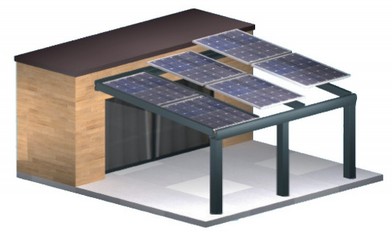 Istalacion pergola solar fotovoltaica Sevilla