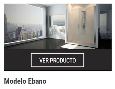 Precio mampara ducha frontal abatible Sevilla modelo Ebano