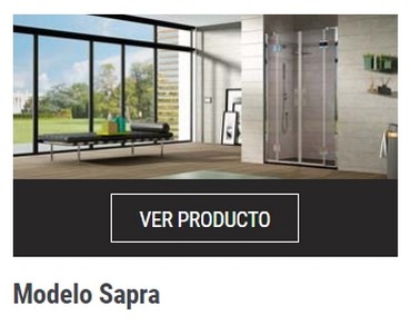 Precios mampara ducha frontal abatible Sevilla modelo Sapra