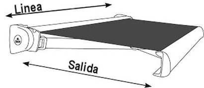 medir toldo extensible Sevilla medir Toldos enrollables Sevilla