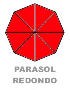 Parasol redondo