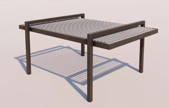 Pérgola Bioclimática modelo Sevilla 4 postes Pérgola Bioclimática modelo Sevilla 4 postes