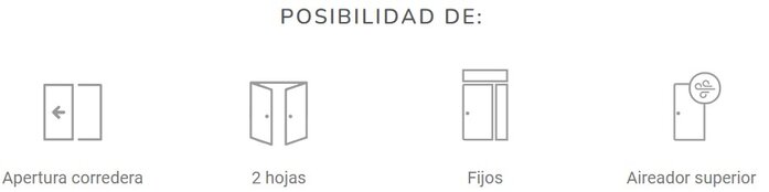 Posibilidades puertas de aluminio Sevilla Posibilidades puertas de aluminio Sevilla