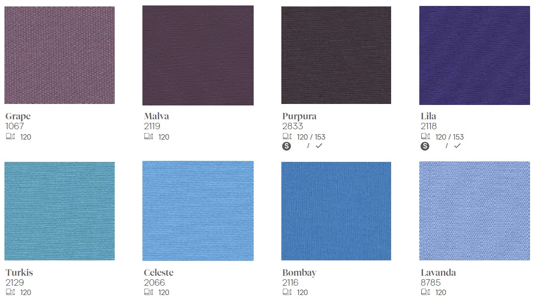 Lona Grape malva purpura lila turkis celeste bombay lavanda Sevilla Lona Grape malva purpura lila turkis celeste bombay lavanda Sevilla