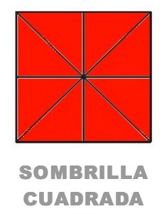 Sombrilla cuadrada Sevilla Sombrilla cuadrada Sevilla