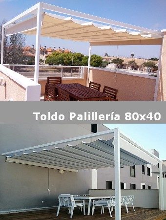 Toldo Palillerías 80x40 Sevilla