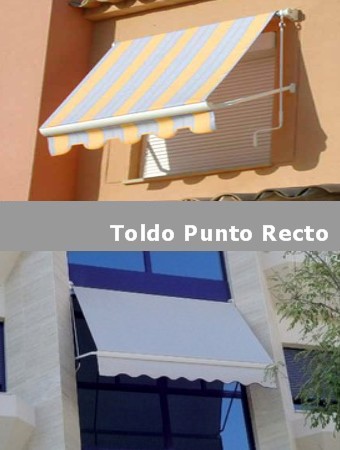 Toldo Punto Recto para ventana en Sevilla