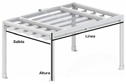 Toldo palilleria con estructura Sevilla Toldo palilleria con estructura Sevilla