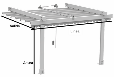 Toldo palilleria con porteria Sevilla Toldo palilleria con porteria Sevilla