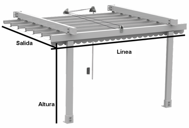 Toldo palilleria con porteria Sevilla Toldo palilleria con porteria Sevilla