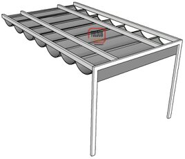 Toldo palilleria con porteria y travesaños para Sevilla Toldo palilleria con porteria y travesaños para Sevilla