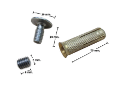 Tornillos anclaje cobertor de piscina Sevilla Tornillos anclaje cobertor de piscina Sevilla