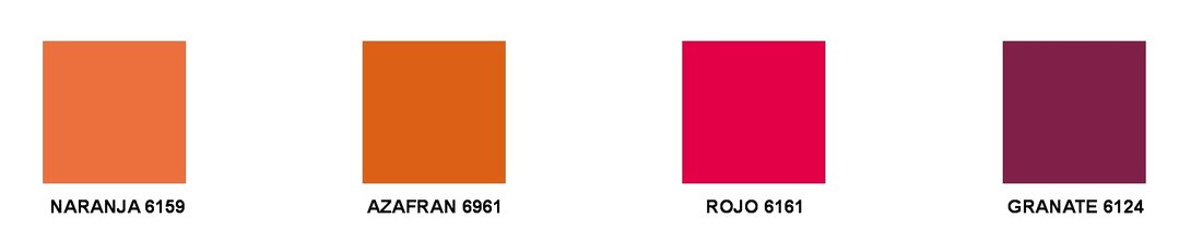 lonas pvc NARANJA 6159 AZAFRAN 6961 ROJO 6161 GRANATE 6124 SEVILLA lonas pvc NARANJA 6159 AZAFRAN 6961 ROJO 6161 GRANATE 6124 SEVILLA